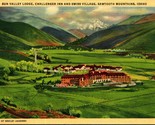Challenger Pensione Lodge Svizzero Village Sun Valley Id Idaho Unp Lino ... - $11.23