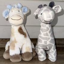 Carters Musical Giraffe Head Moves Brahms Lullaby &amp; Plush Lovey Maison Chic Toy - £15.58 GBP