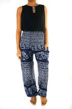 Blue ELEPHANT Pants Women Boho Pants Hippie Pants Yoga - £13.58 GBP