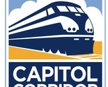 Capitol Corridor Railroad Railway Train Sticker Decal R7548 - £1.54 GBP+