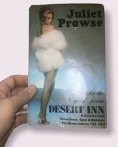 Vintage Juliet Prowse Desert Inn Las Vegas Postcard “In The Crystal Room” - $9.38
