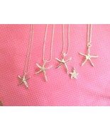 Starfish crystal necklaces - SET OF 5 PIECES - $12.86