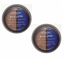 2 Pack of L&#39;oreal Paris Hip Studio Secrets Professional Concentrated Shadow Duos - £7.27 GBP