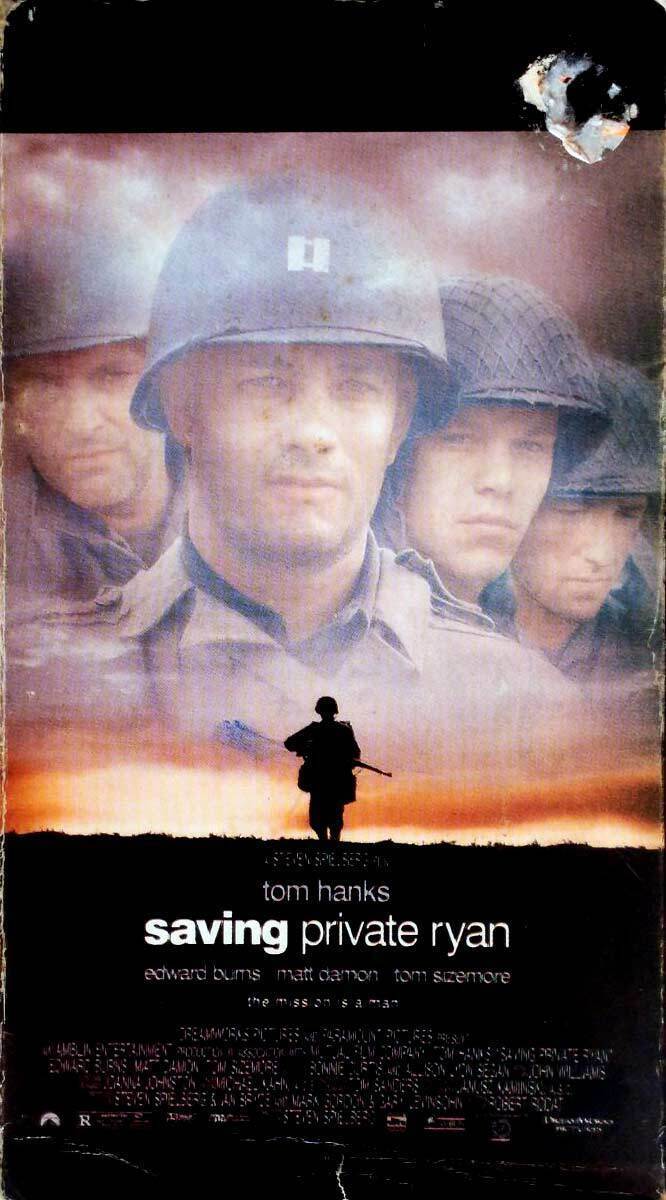 Primary image for Saving Private Ryan [2-VHS Set 1999] 1998 Tom Hanks, Matt Damon