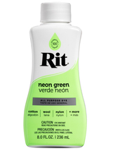 Rit Liquid Dye - Neon Green, 8 oz. - $5.95