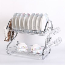 Stainless Steel Collapsible Dish Kitchen Rack Drainer Holder RustFree Organiser - £11.63 GBP