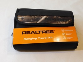 Realtree Hanging Travel Kit 41RN220Z01 Black 4 Interior Compartments Fas... - £18.17 GBP