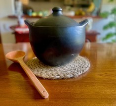 Clay Pots for Cooking with Lid Earthen Pots 4 Liters Unglazed Handmade L... - $94.09