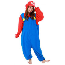 Super Mario Bros. Mario Adult&#39;s Kigurumi Red - $86.98