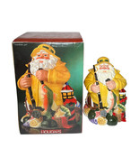 Home For the Holidays Fisherman Santa Lighthouse Ceramic Cookie Jar Chri... - $157.40