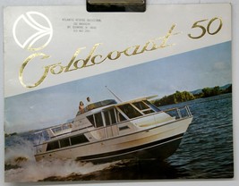 Coastal Yachts Gold Coast 50 Dealer Sales Brochure 4835 - £18.98 GBP