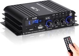 Facmogu S-299 40Wx4 Bluetooth Power Amplifier With Active Subwoofer Output Max - £50.60 GBP