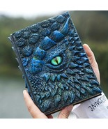 Blue Dragon Eye Journal – Fantasy 3D Hardcover Notebook with Resin Cover - $15.00