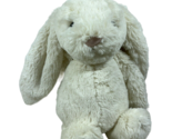 Jellycat Medium Bashful Cream Bunny 11&quot; white plush rabbit stuffed anima... - $10.39