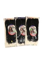 Freetress Braid 3X Water Curl Crochet Hair 12&quot; inches 3 packs 1B - $34.00