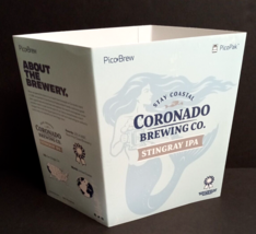 Coronado Brewing Co Empty Advertising Product Box w/ Great Graphics - £5.22 GBP