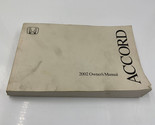 2002 Honda Accord Owners Manual Handbook OEM G03B53039 - $17.32