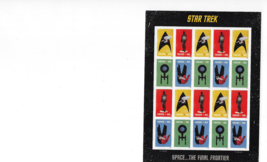 US Stamps/Postage/Sheets Sc #5135a Star Trek 50th Anniv MNH F-VF OG FV 14.60 - $16.78