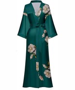 Long Silk Kimono Robes for Women Lightweight Silky Satin Floral Bathrobe... - €50,91 EUR