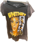 Whitney Houston Womens Medium T-shirt Black Cotton Music Band Concert Album - $220.45 MXN