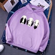 Japanese  Spirited Away-Faceless Men Hoodie 2020 Winter Harajuku Plus Size Hoodi - £54.41 GBP