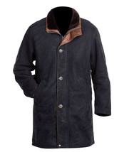 LONGMIRE ROBERT SHERIFF BLACK SUEDE LEATHER JACKET COAT - ALL SIZES - $149.99