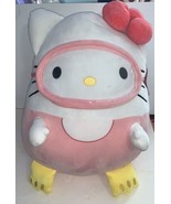 Squishmallow Extra Large  Sanrio Hello Kitty 24&quot;Scuba W/Mask Plush Pillow - £31.72 GBP