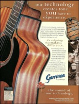 Garrison Acoustic Guitars Griffiths Bracing System 2003 ad 8 x 11 advertisement - £3.37 GBP