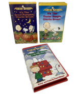 VHS Peanuts Classic Charlie Brown Christmas Great Pumpkin Easter Beagle ... - €17,03 EUR