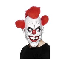 Smiffy&#39;s Clown 3/4 Mask with Hair - Adult, One Size  - $32.00