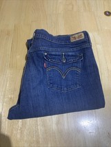 Levi 515 boot cut womens size 18M 34x32 Blue jeans casual - $23.24