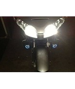 White LED Halo Fog Lamps Driving Light Kit for Honda GL 1800 GoldWing GL... - £106.00 GBP