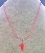 Cherry Quartz Gemstone Necklace - $166.47 MXN+