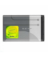 Battery BL-5C BL5C 1020mAh For Nokia 2118 6086 6108 6205 6555 6600 6620 ... - $214.87 MXN