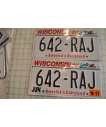 Wisconsin 2011 License Plates - $8.79