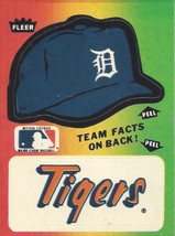1983 Fleer Team Cap Stickers Detroit Tigers - £0.78 GBP