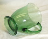 Anchor Hocking Fern Pedestal Mug Green Glass USA - £10.27 GBP