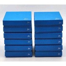 Lot Of 12 Empty Jewelry Boxes 5&quot; Cardboard Blue JTV logo FAST/FREE SHIPPING - $17.99
