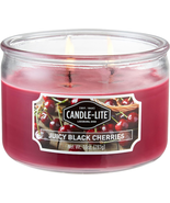 Scented Candles, Juicy Black Cherries Fragrance, One 10 Oz. Three Wick A... - $32.04 CAD