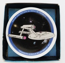 1991 Hamilton Gifts Starship Enterprise Star Trek Small Decorative Plate - £11.78 GBP