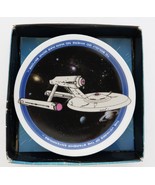1991 Hamilton Gifts Starship Enterprise Star Trek Small Decorative Plate - $14.99