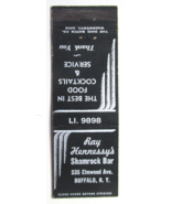 Ray Hennessy&#39;s Shamrock Bar - Buffalo, New York Restaurant 20FS Matchboo... - $1.75