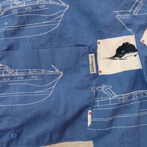 Columbia PFG FM7011 Men's Blue Cotton Vented Short Sleeve Fishing Shirt Size XL image 5