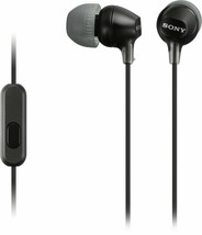 Sony MDR-EX14AP Headset Ear Bud Headphones MDREX14AP Black #91 - £6.02 GBP
