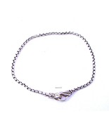John Hardy JAI Round Box Chain 2.7mm Sterling Silver Bracelet -Large NIB  - $199.00