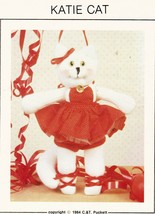 1984 Sewing With Socks Ballerina Katie Cat Kitten Dancing Apparel Pattern - £10.38 GBP