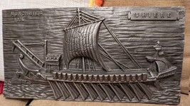 Relief Architectural Art Salvage - City Charter - Triere 6TH Century War Ship - £395.47 GBP