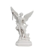 Saint St Michael Archangel Defeated Lucifer Greek Statue Sculpture Figur... - $43.81