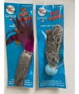 GO CAT DA FUR THING AND FUR PONG RATTLE INTERACTIVE TOYS  COUNT OF 2 - $297.80 MXN
