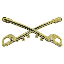 U.S. Army Cavalry Swords Pin 1 1/2&quot; - £7.38 GBP
